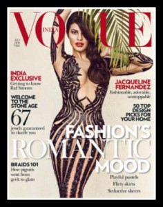Jacqueline Fernandez on Cover of Vogue India