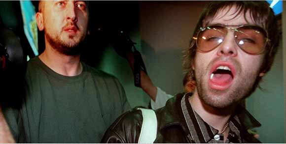 Liam Gallagher arriving in Australia in 1998