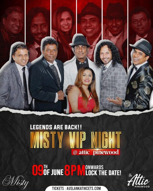 Misty Live at ATTIC Pinewood – Friday 9 June 2023 7:30 PM onwards ( Melbourne Event )
