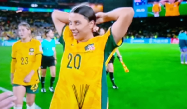 Australia underlined their intentions at the Women's World Cup Soccer with an empathetic 2-0 win over a skilful Denmark to advance to the quarter final – by Trevine Rodrigo (eLanka Sports editor - Melbourne)