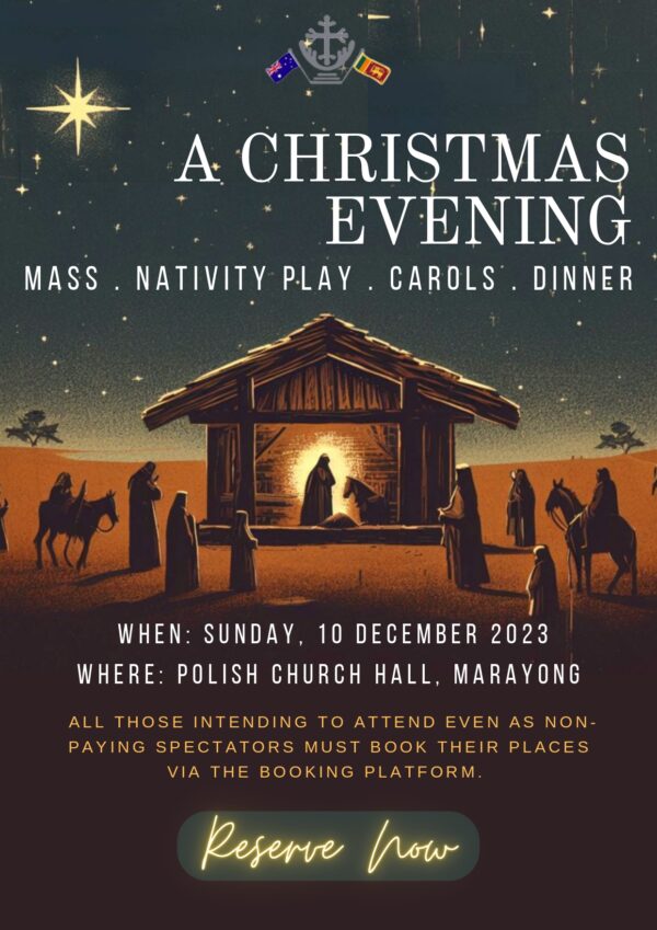 A Christmas Evening – 10th December 2023 – 4.30pm to 10.30pm ( Sydney Event ) - eLanka