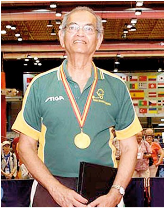 Buddy Reid – World Singles Gold Medal (Over 75) – Spain 2016