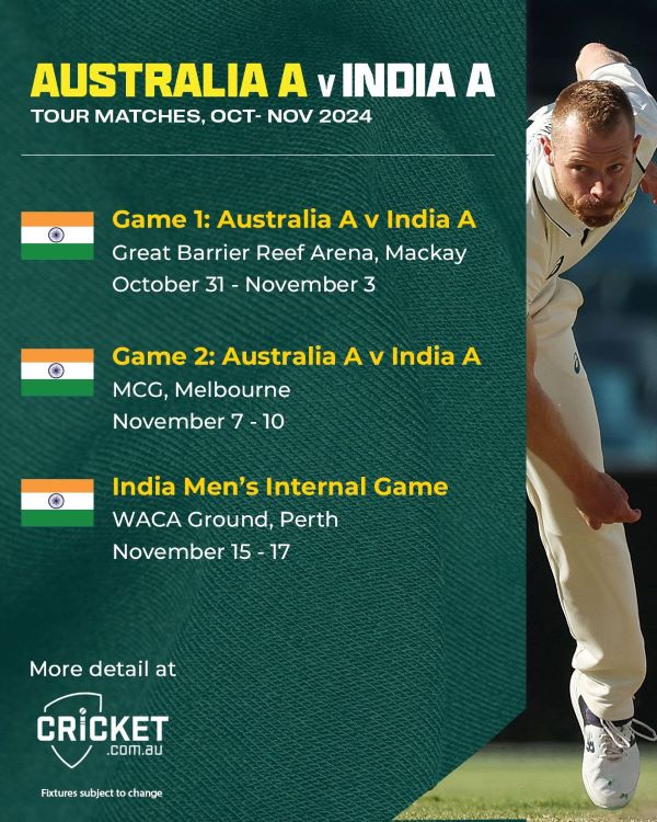 Australia A v India A Showdowns Part of the Blockbuster Indian Summer