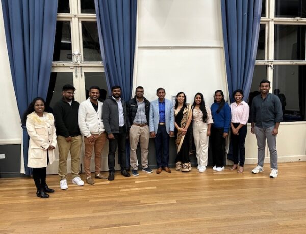 Prof Buddhima Indraratne and his PhD students at the Talk