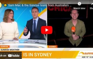 Sam Mac & the Sunrise team from Australia’s #1 Breakfast Show on Channel 7 are touring Sri Lanka